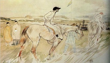 アンリ・ド・トゥールーズ・ロートレック Painting - 情熱的に何かを望むだけで十分ですか 優れた騎手 1895 トゥールーズ ロートレック アンリ・ド